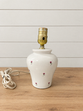 Small Floral Ceramic Table Lamp