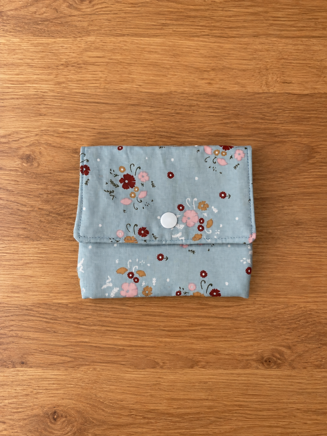 Small Floral Snap Wallet