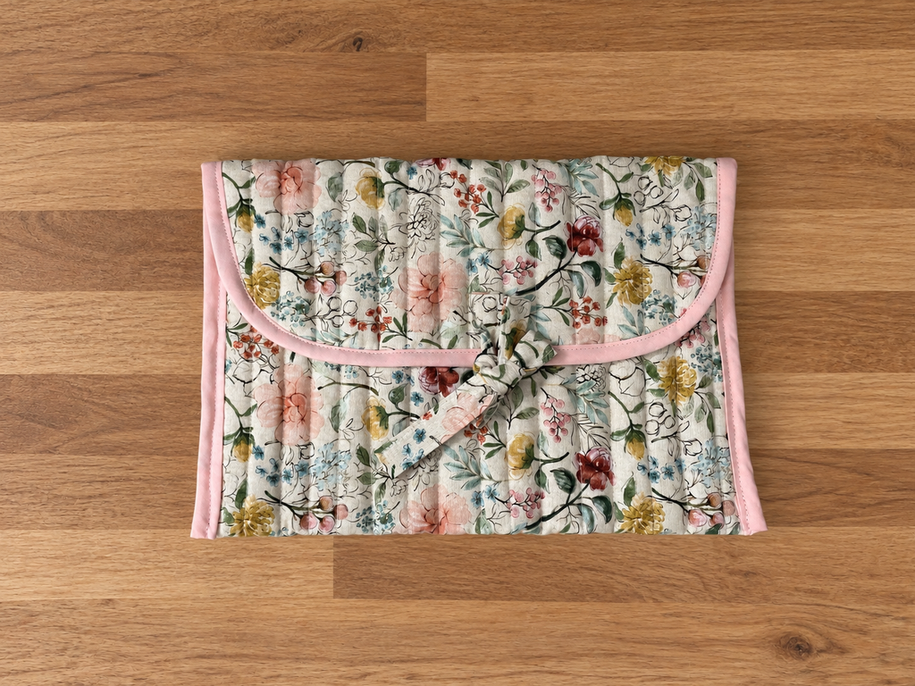 Floral Quilted Tablet Case