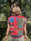 Plaid Patchwork Quilt Vest