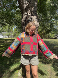 Plaid Patchwork Quilt Hoodie