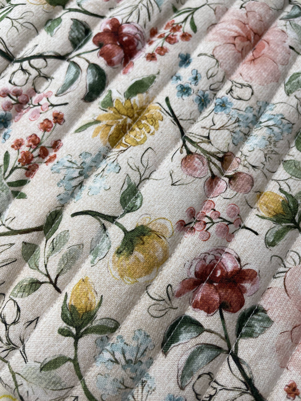 Floral Quilted Tablet Case