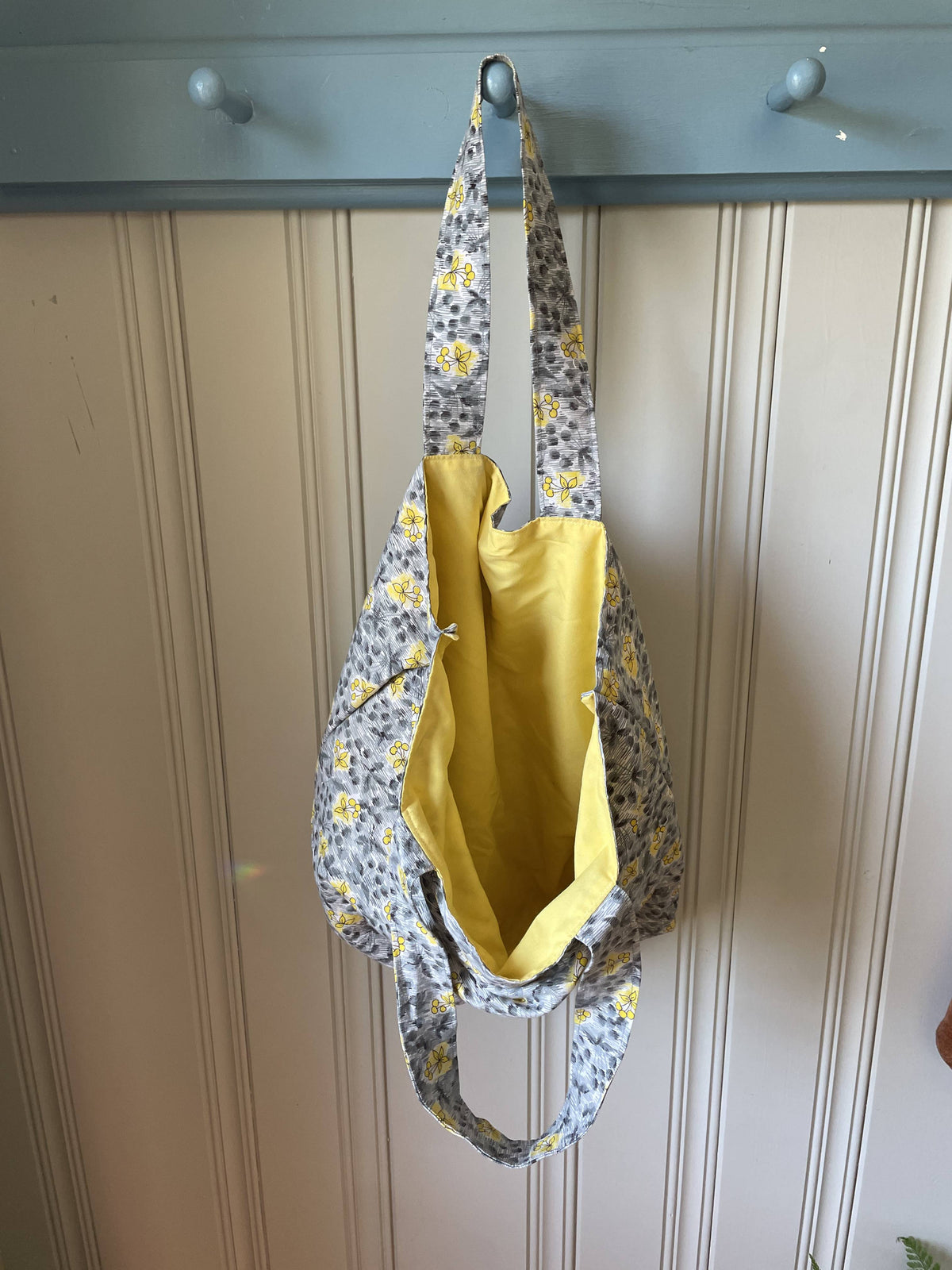 Handmade Feed Sack Tote Bag