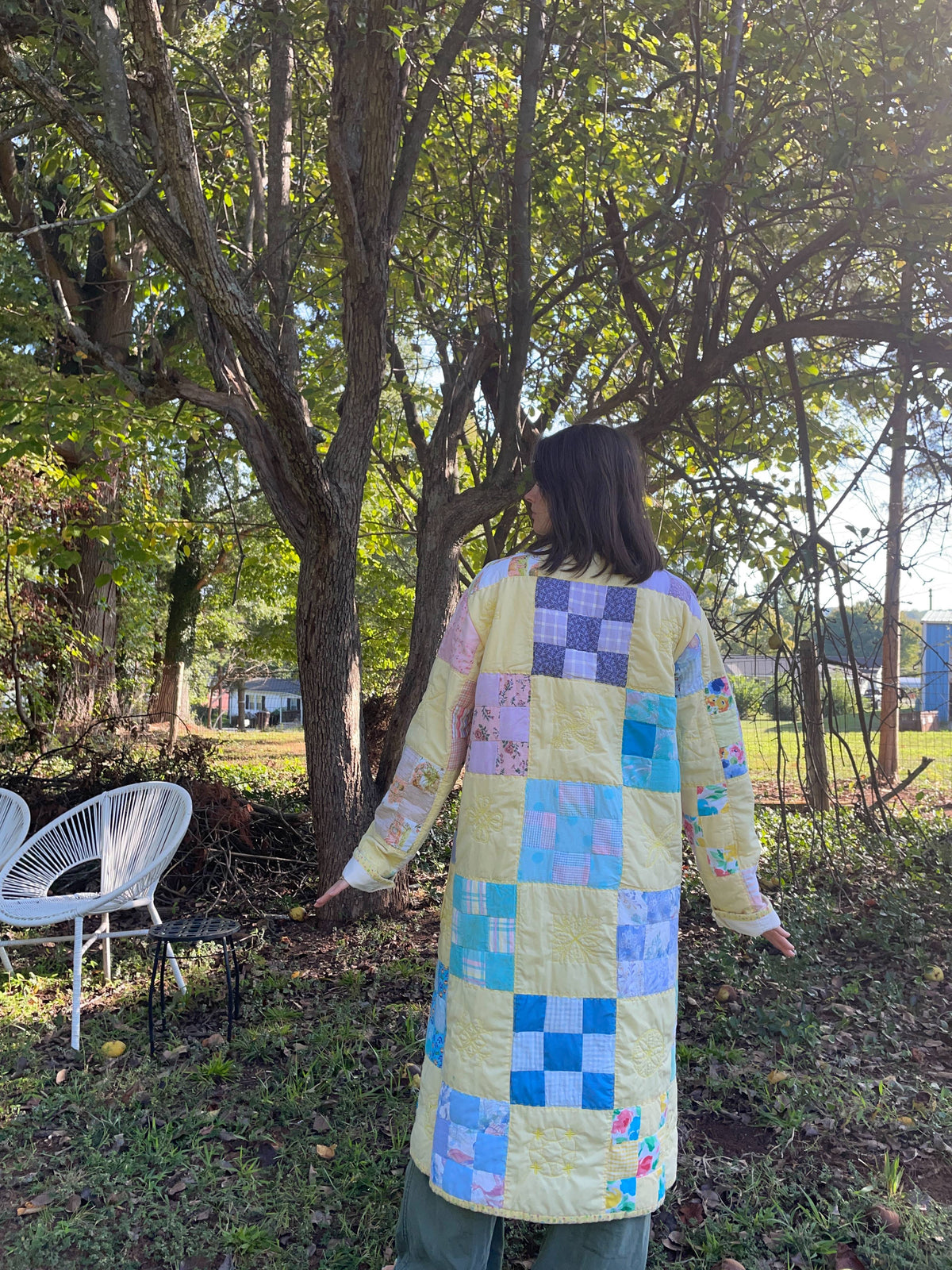 Pastel Patchwork Quilt Duster