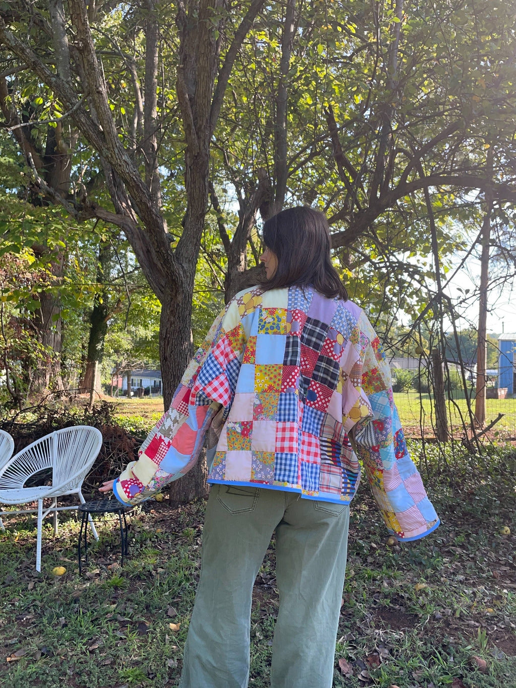Colorful Patchwork Quilt Coat