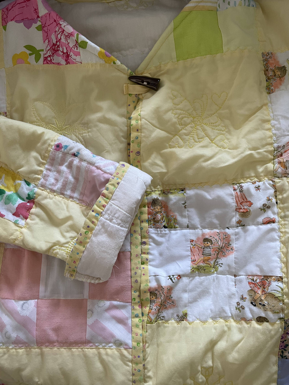 Pastel Patchwork Quilt Duster